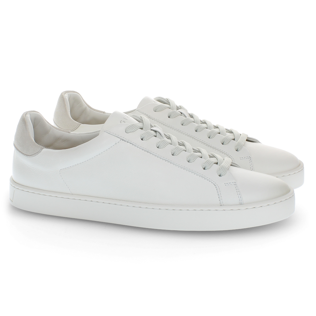 Sneaker in pelle bianca